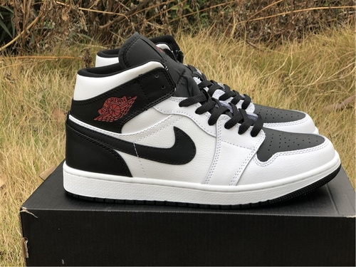 AJ1 MID Black and White Reversing Panda Number BQ6472-101 Full Code Shipment 36--46-2799ea95